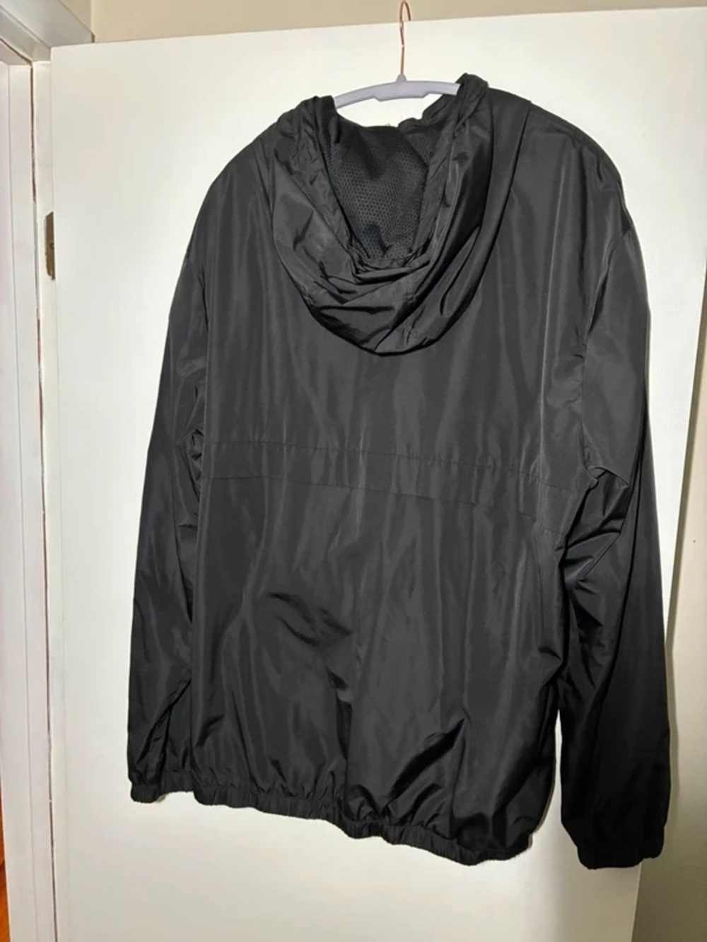 H&M Men's Charcoal Hooded Pullover Windbreaker - Picture 2 of 2